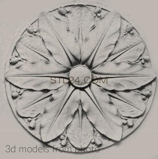 Розетки (ROSETTE_2087 -  | 3D model 3DSMAX / OBJ / STL) 3D модель для ЧПУ станка